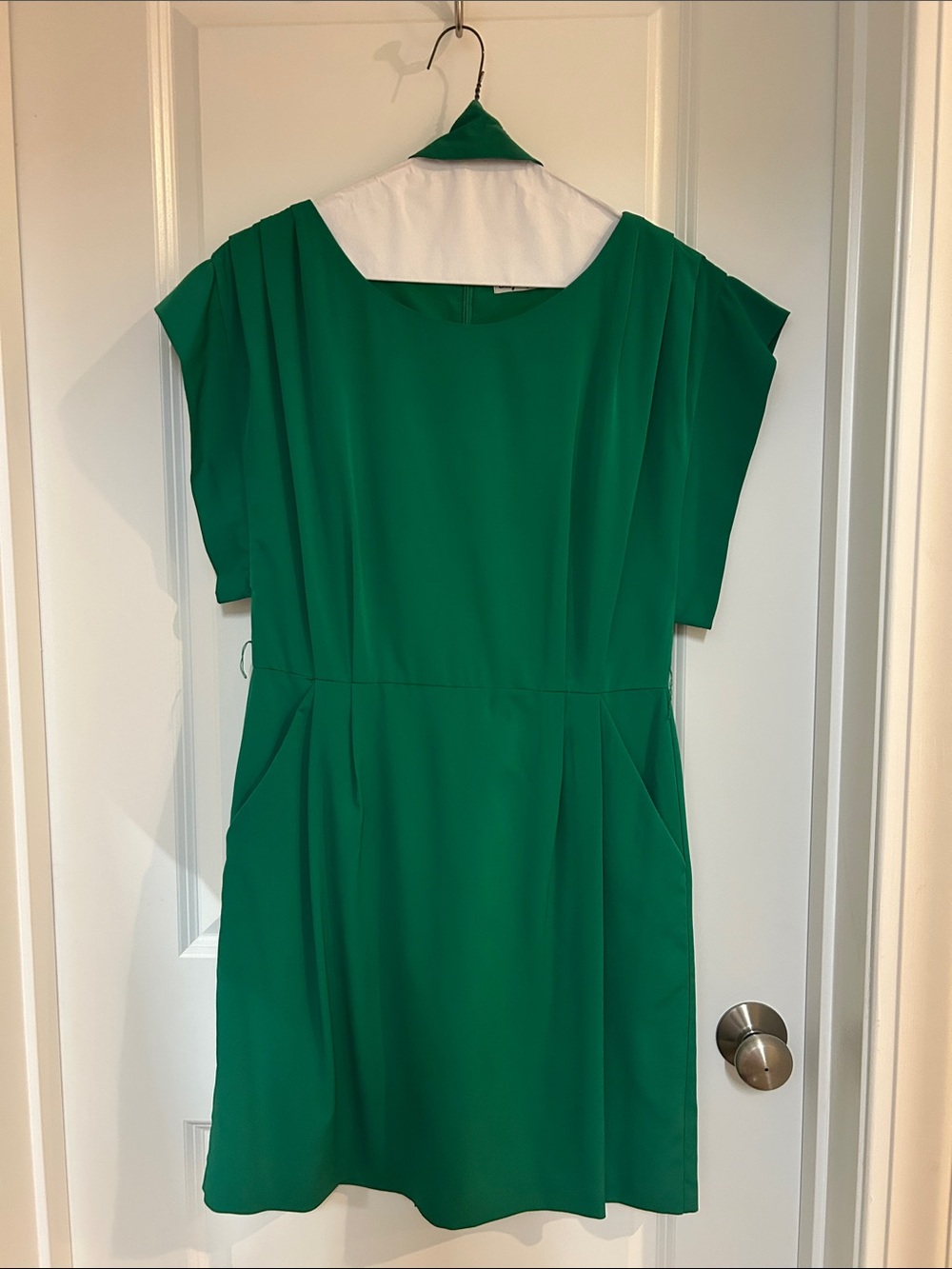 Eliza J Emerald Green Short Sleeve Mini Dress